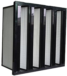 W-type sub-high-efficiency air filter