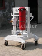 high solid content oil filter cart L