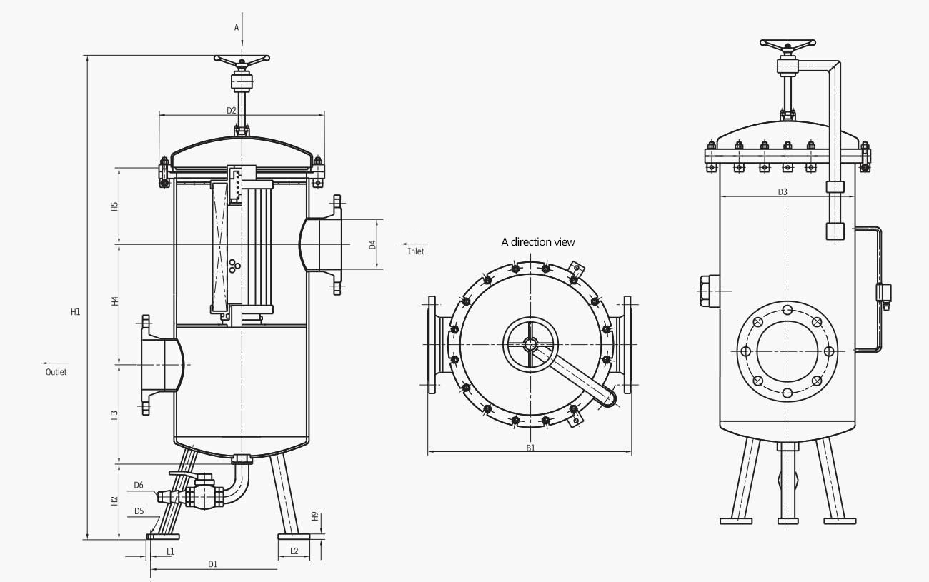 DRLF series large flow oil return filter lefilter