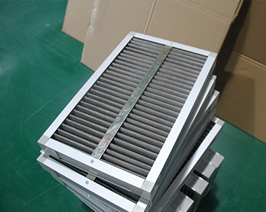 Filter for central air conditioner in an office