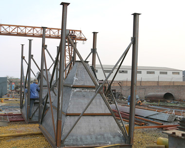 Installation site of a steel plant 