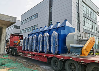 Cartridge dust collector ship