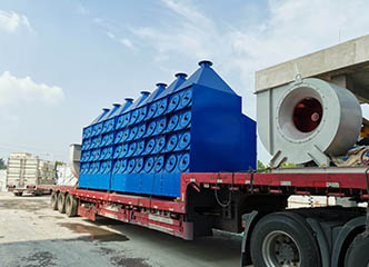 Cartridge dust collector ship