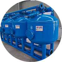 Shallow sand filter advantage