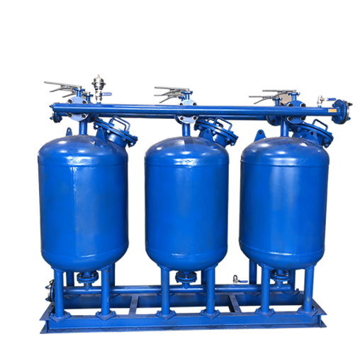 Shallow sand filter lefilter