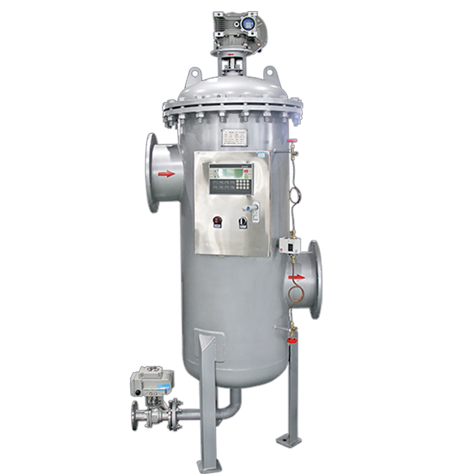 Self-cleaning filter