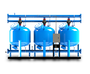 Shallow sand filter