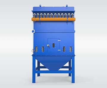 Single-machine pulse jet bag dust collector