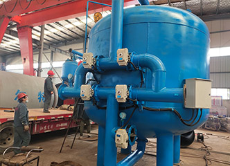 Shallow sand filter ship lefilter