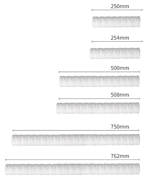 Wire wound filter element technical parameter