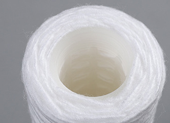 Wire wound filter element detail