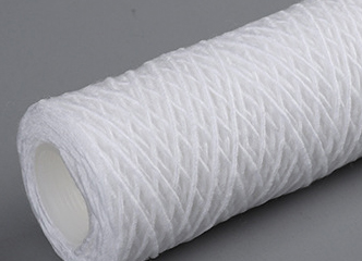 Wire wound filter element detail