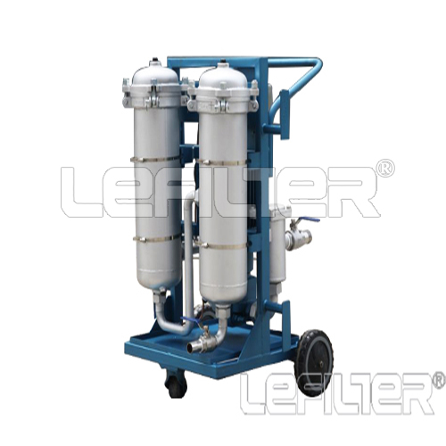 Portable hydraulic oil filter purifier unit