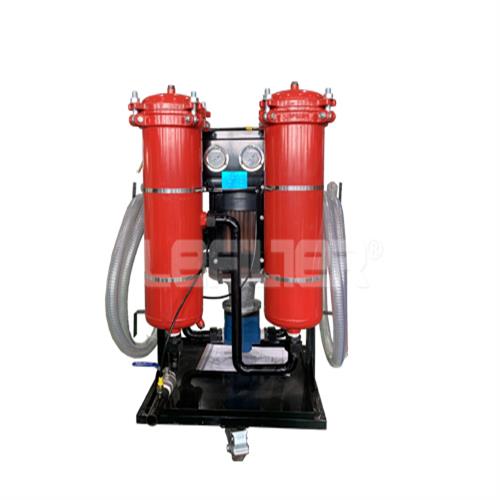 Hydraulic waste oil treatment oil filter cart