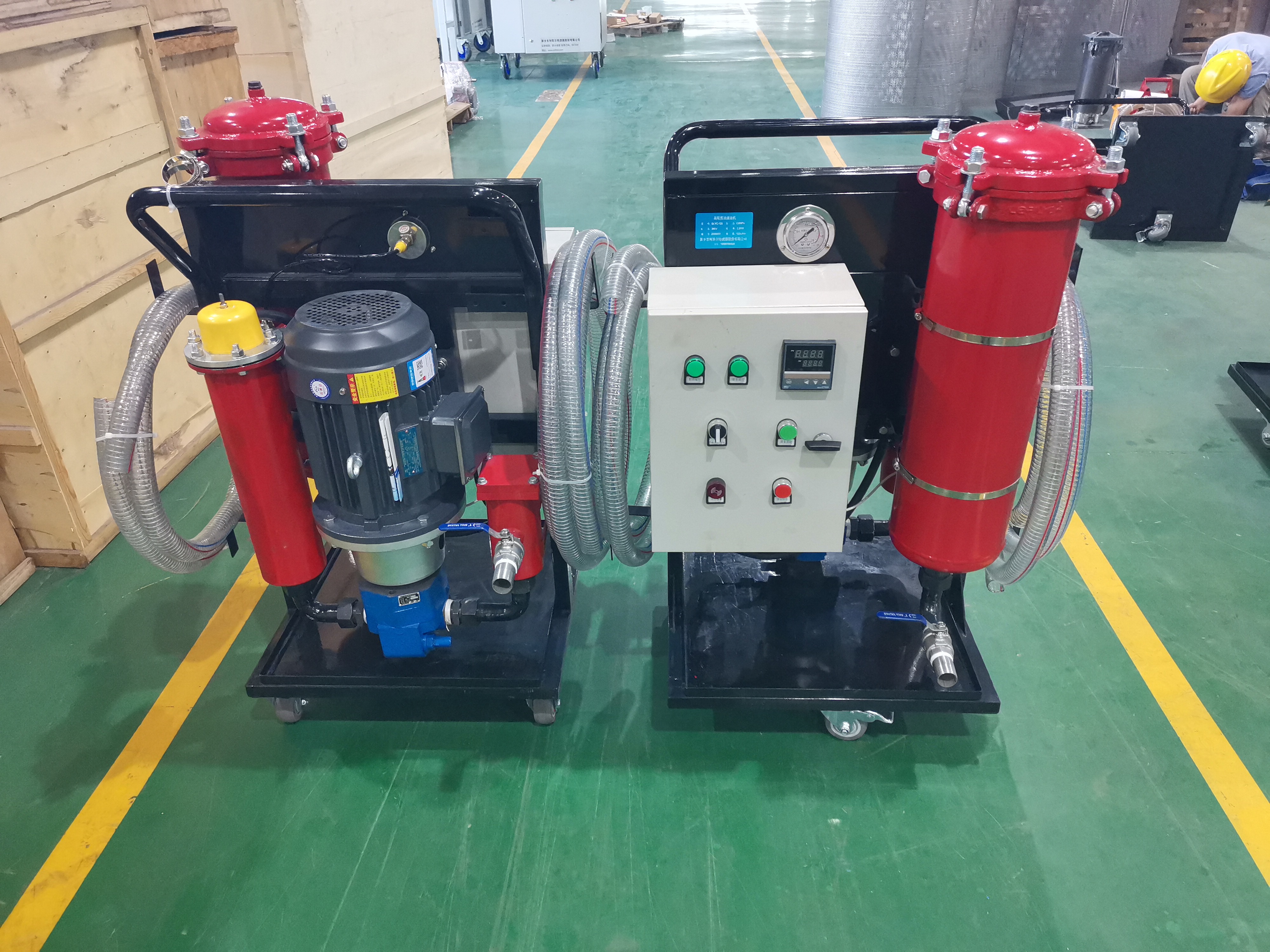 GLYC type industrial oil filter machine to sove the high viscosity with oil