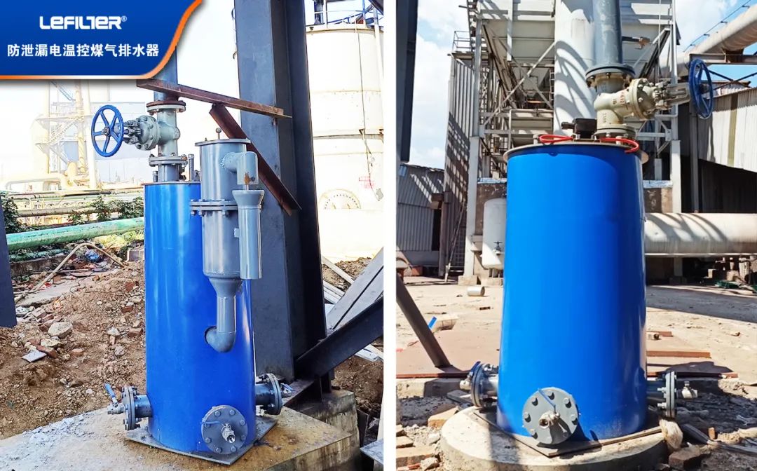 Application of anti-leakage electric temperature-controlled gas drainer in the laying of gas pipeline network in the new blast furnace project of China Iron and Steel Plant