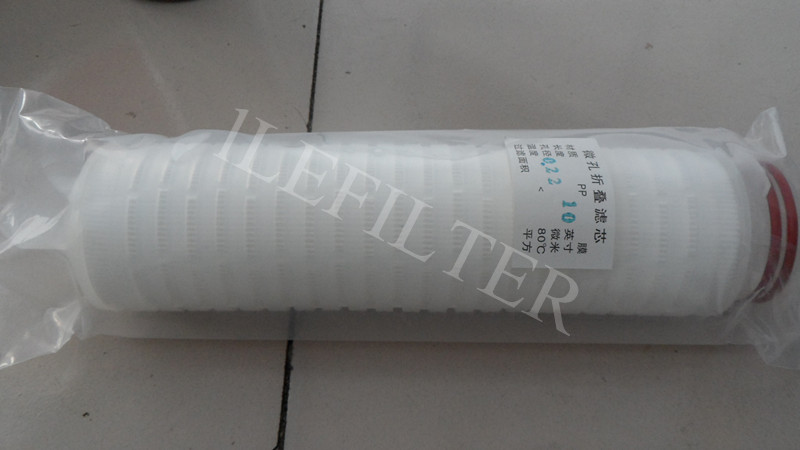 PP pleated water filter