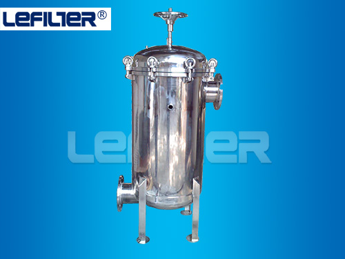 Water bag filter housing for industrial water filtration