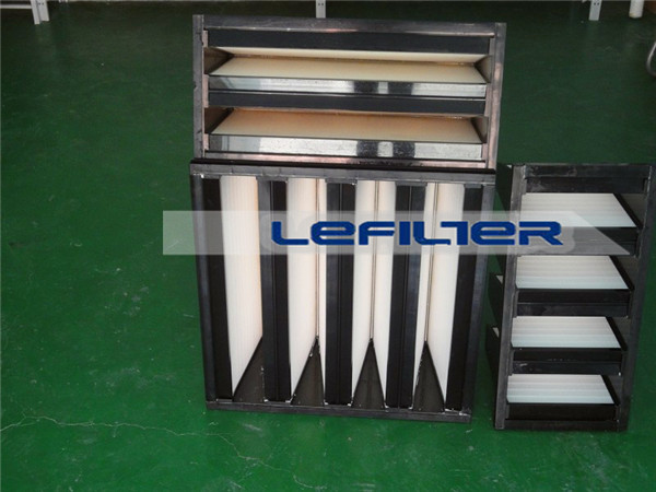 v-type medium efficiency air filter