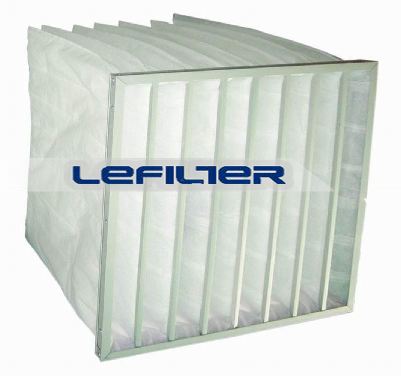 chemical fiber filtering media F5 class bag filter