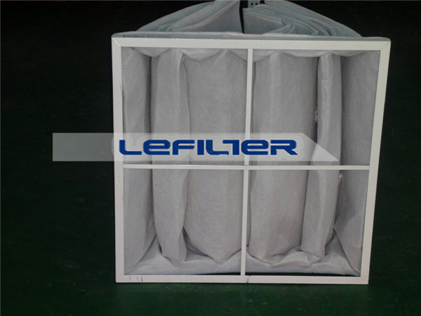 chemical fiber filtering media bag filters for air condition