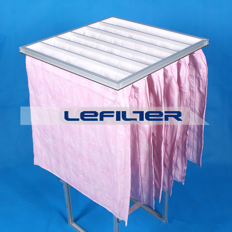 chemical fiber filtering media  F7 class air conditioning ba