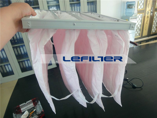 chemical fiber filtering media F7 class dust collector bag f