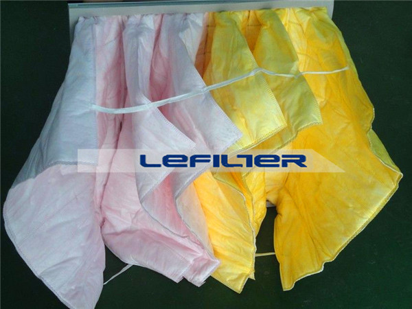 chemical fiber filtering media F8 class high capacity bag ai
