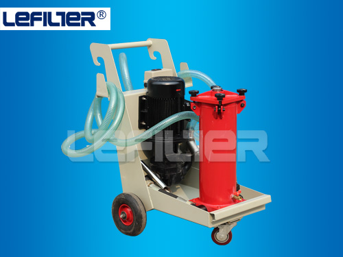 High precision LUCD-100 oil filter pushcart