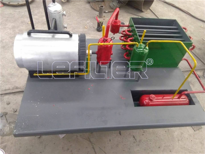 Waste tyre pyrolysis oil device