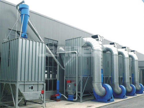Large Airflow Industrial Dust Collector For Rubber Processin