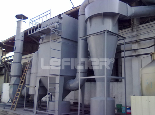 plenum-pulse bag type dust collector