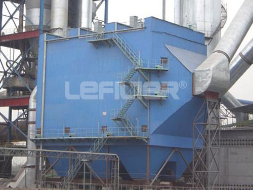 Horizontal electrostatic dust collector