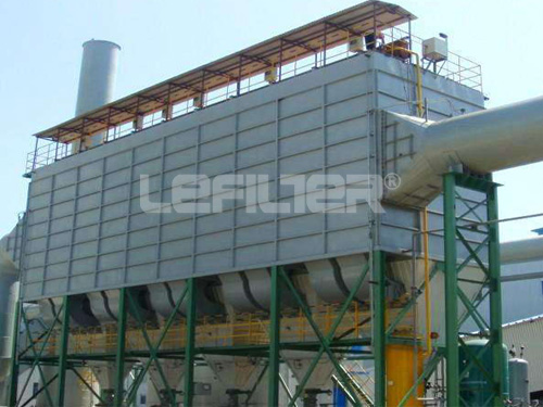 Long bag pulse dust collector