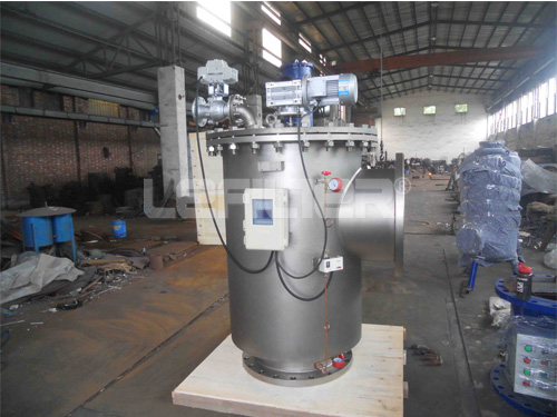 Industrial SS water self-cleaning filter housing