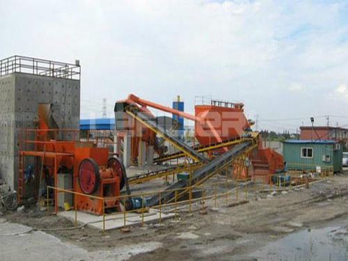dust collector for aggregated rock plant