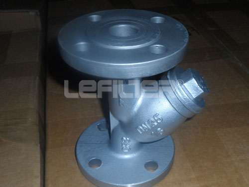 Flange connection Y type strainer for water treatment