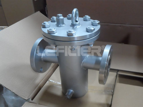 Stainless steel basket filter strainer DN50