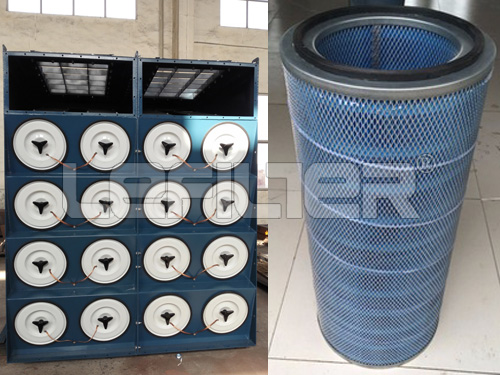 Cartridge type pulse dust removal collector in dust separati