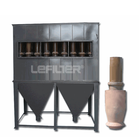 Ceramic multi-tube dust collector