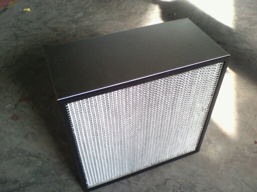 Metal Frame Deep Pleat HEPA Air Filter for Air Purifier