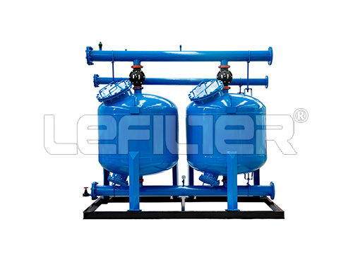 Shallow sand water filter
