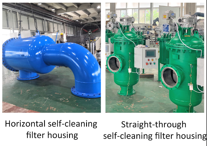 Automatic self-cleaning filter