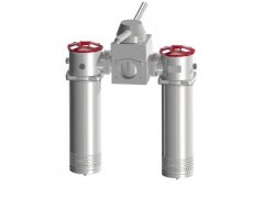 3 Micron fiberglass duplex hydraulic oil filter SRFA-40X3L-C