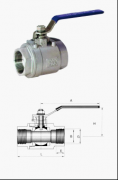 KHNVS Low pressure ball valve