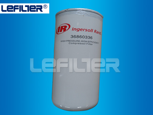 Ingersoll rand oil filter 36860336 made in xinxiang LEFILTER