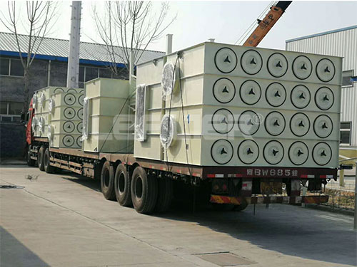 Combined cartridge Dust collector filter has been shipped
