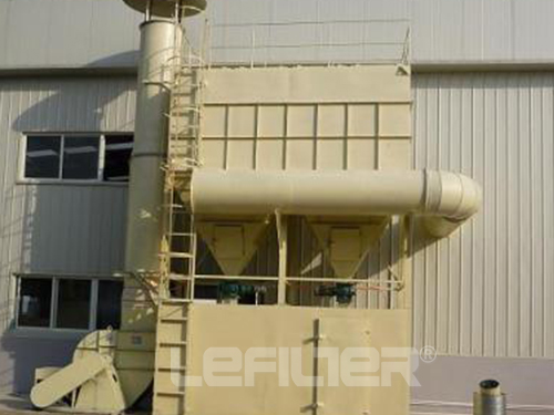 Large Airflow Industrial Dust Collector For Rubber Processin