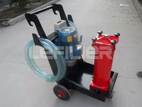 hydraulic oil filter cart